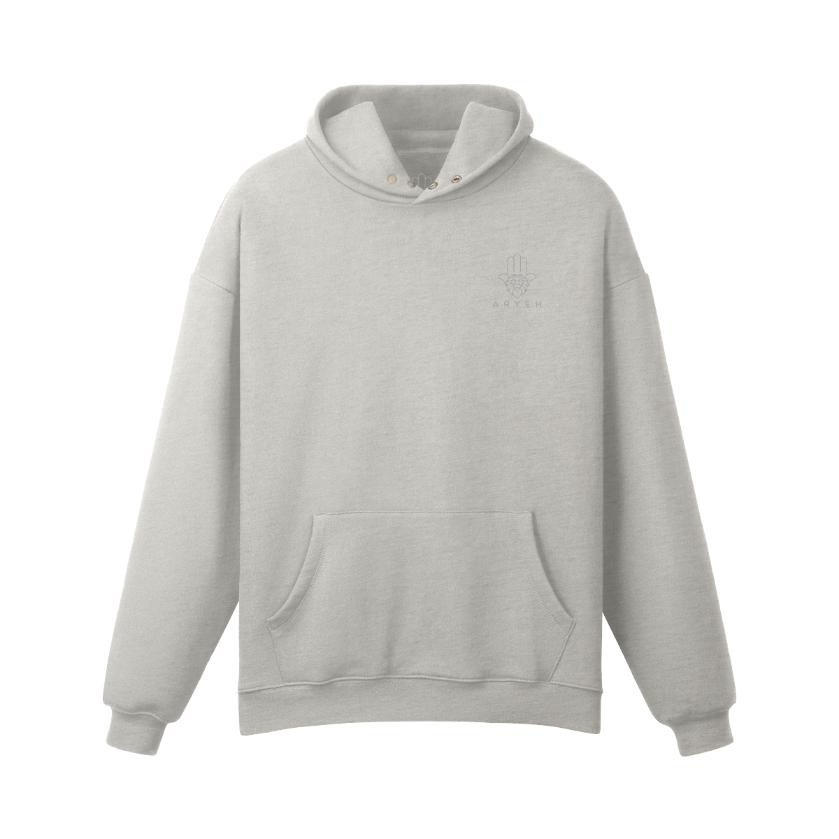 Aryeh Hoodie - Hamsa Silver