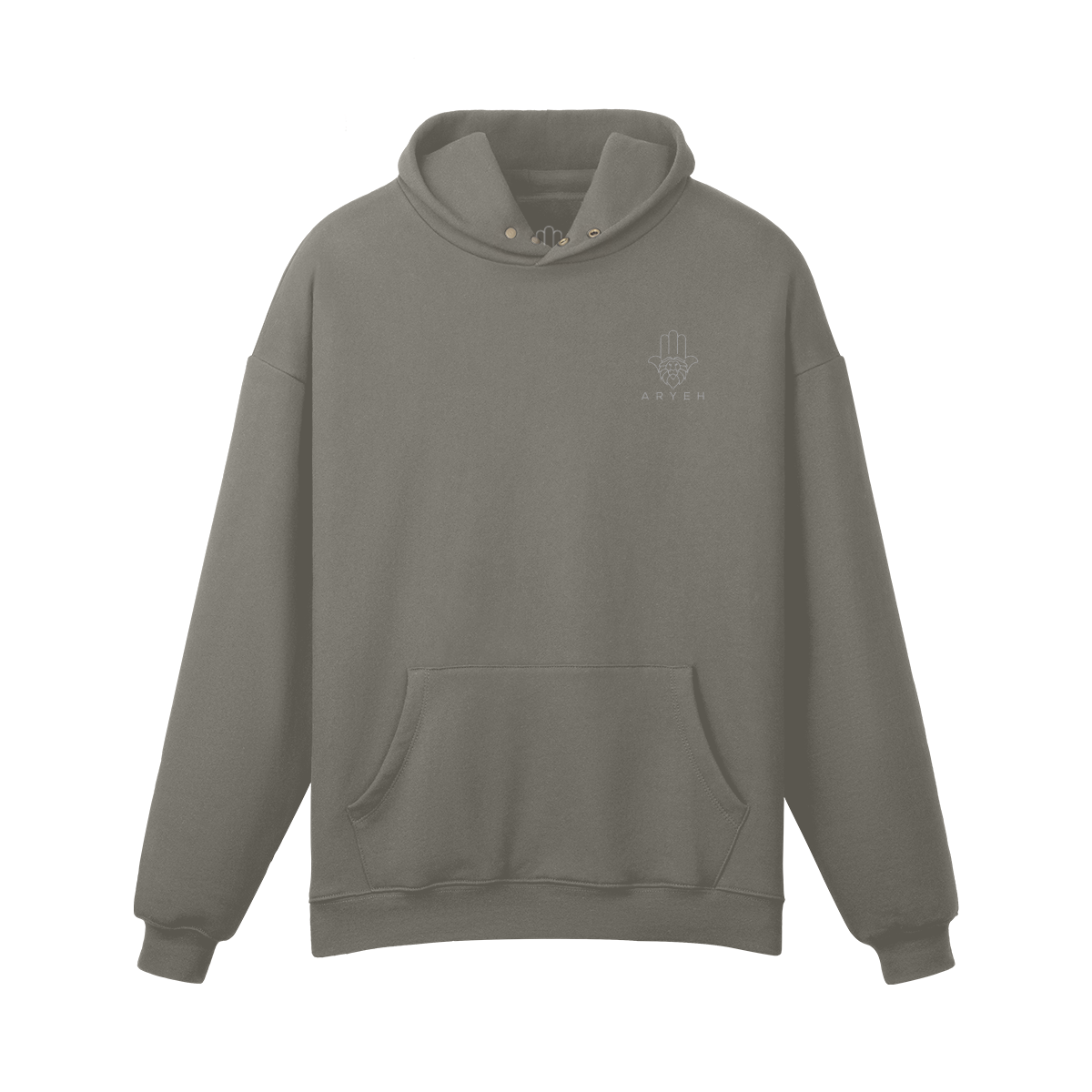 Aryeh Hoodie - Hamsa Silver