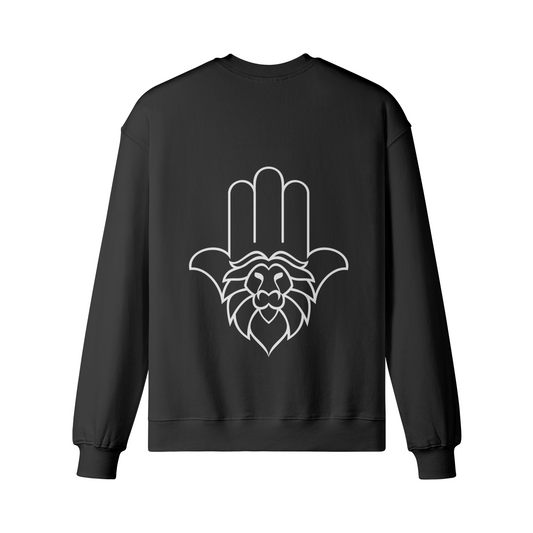 Aryeh Sweatshirt - Hamsa White