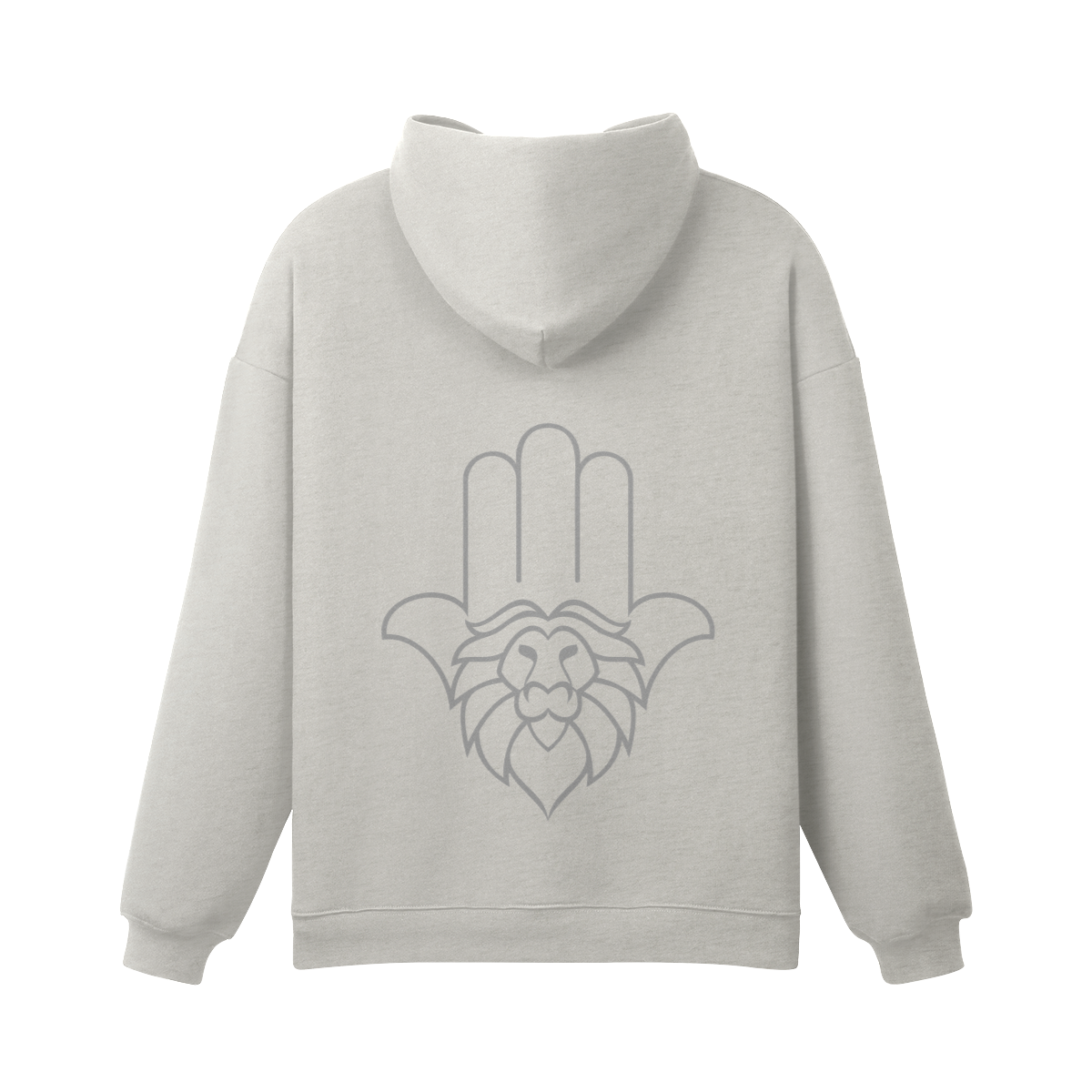 Aryeh Hoodie - Hamsa Silver