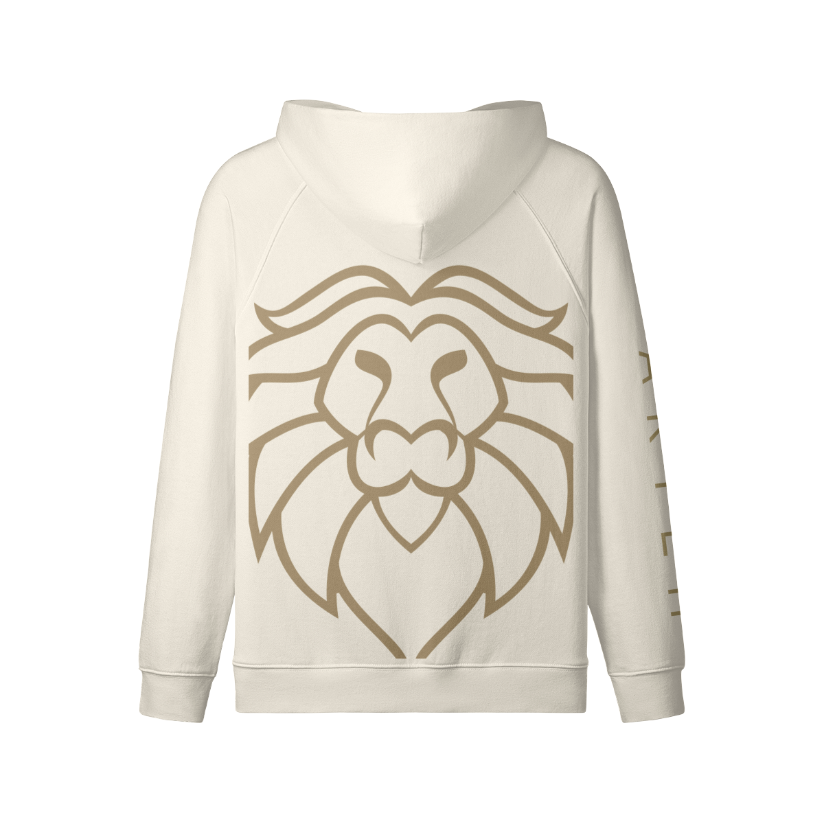 Aryeh Zip-Up - Lion Head Solid Gold