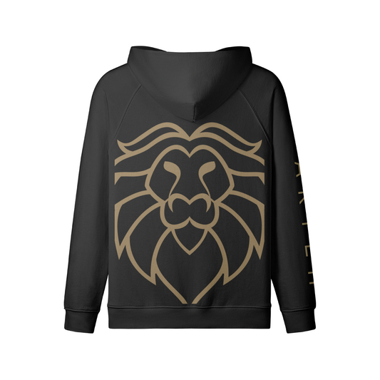 Aryeh Zip-Up - Lion Head Solid Gold