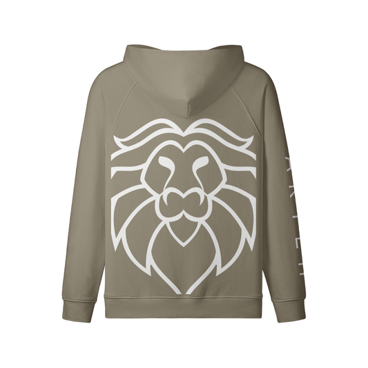 Aryeh Zip-Up - Lion Head White