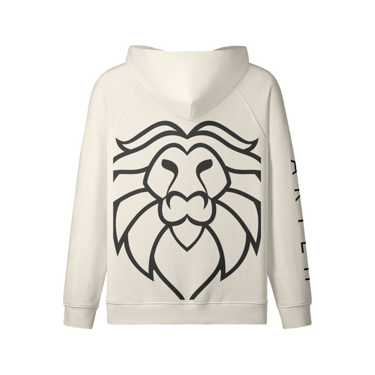 Aryeh Zip-Up - Lion Head Black