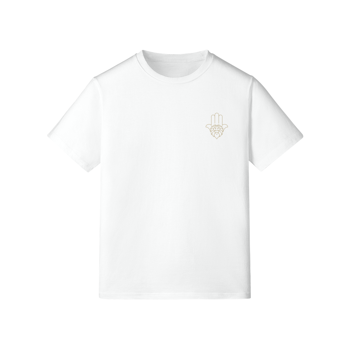 Aryeh T-Shirt - Hamsa Solid Gold