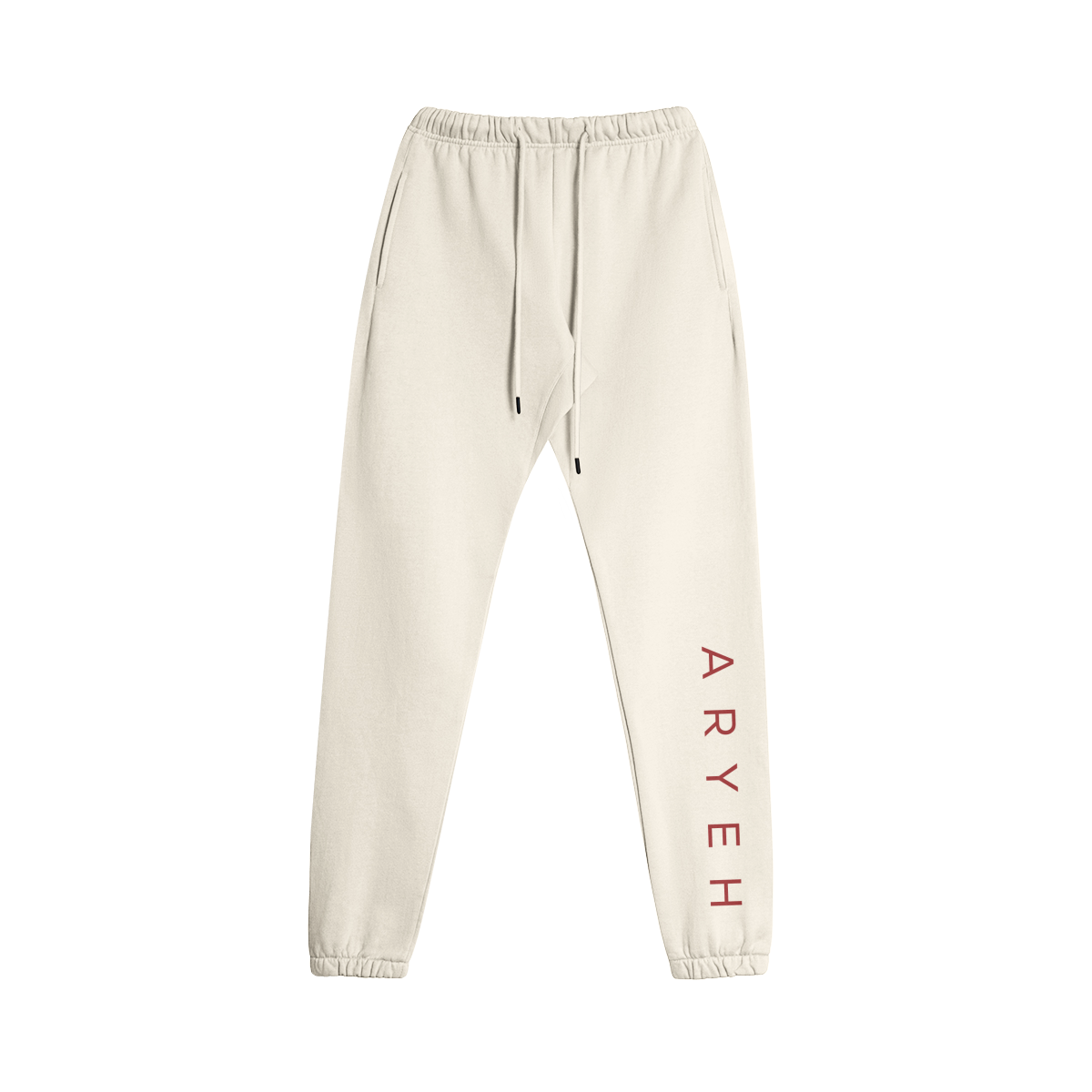 Aryeh Sweatpants - Hamsa Solid red