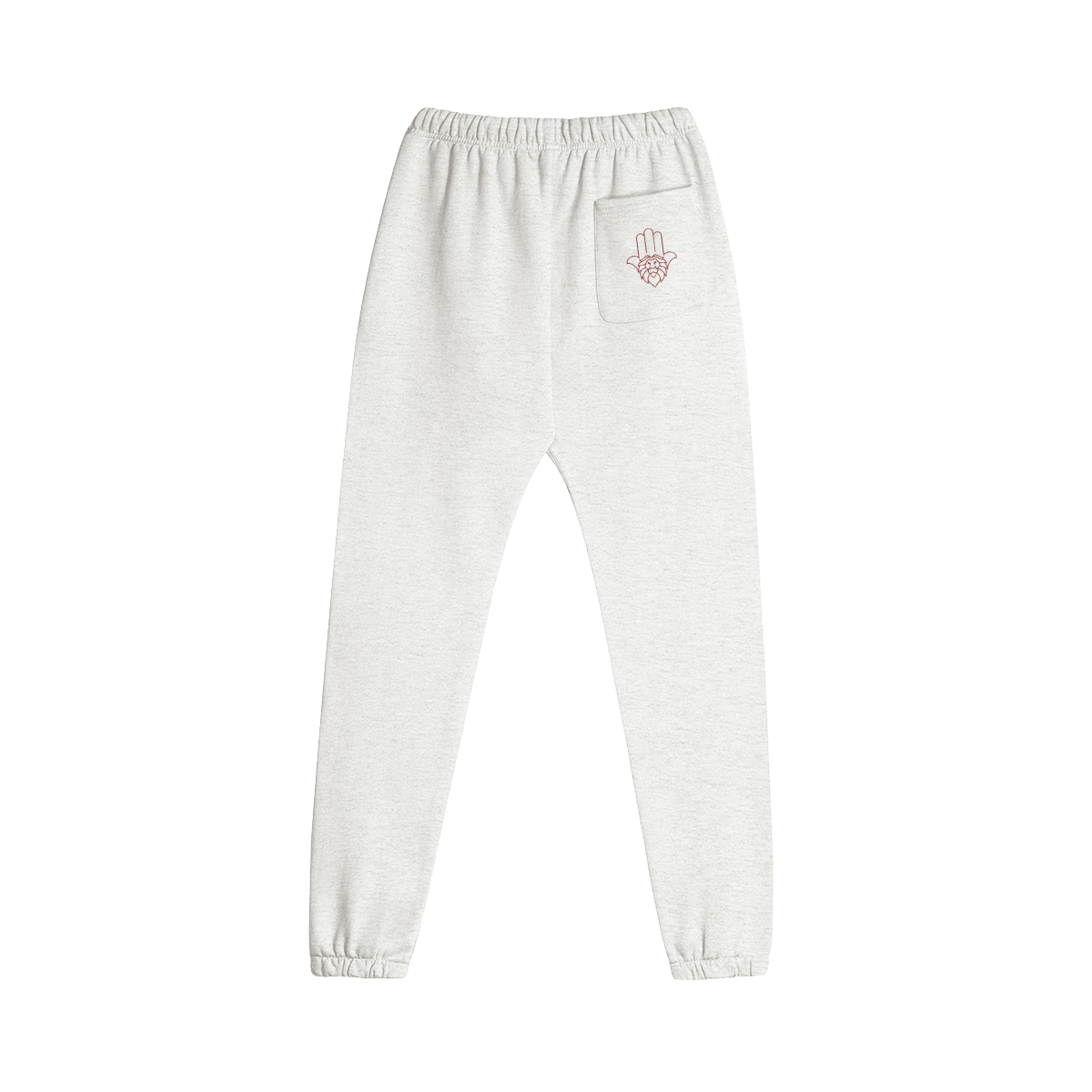 Aryeh Sweatpants - Hamsa Solid red
