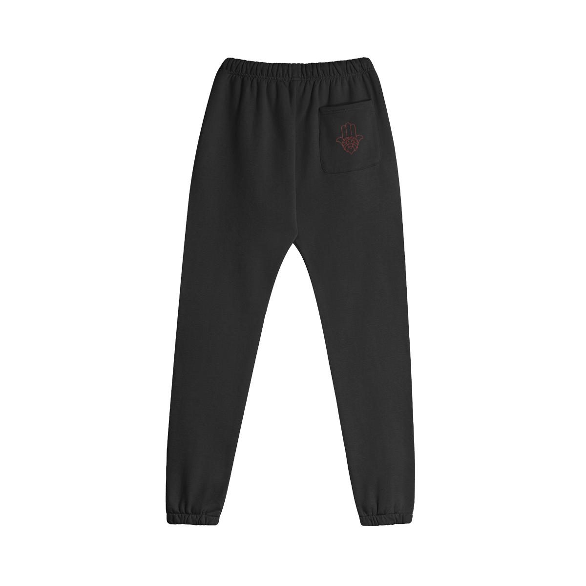 Aryeh Sweatpants - Hamsa Solid red