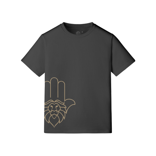 Aryeh T-Shirt - Side Hamsa Solid Gold