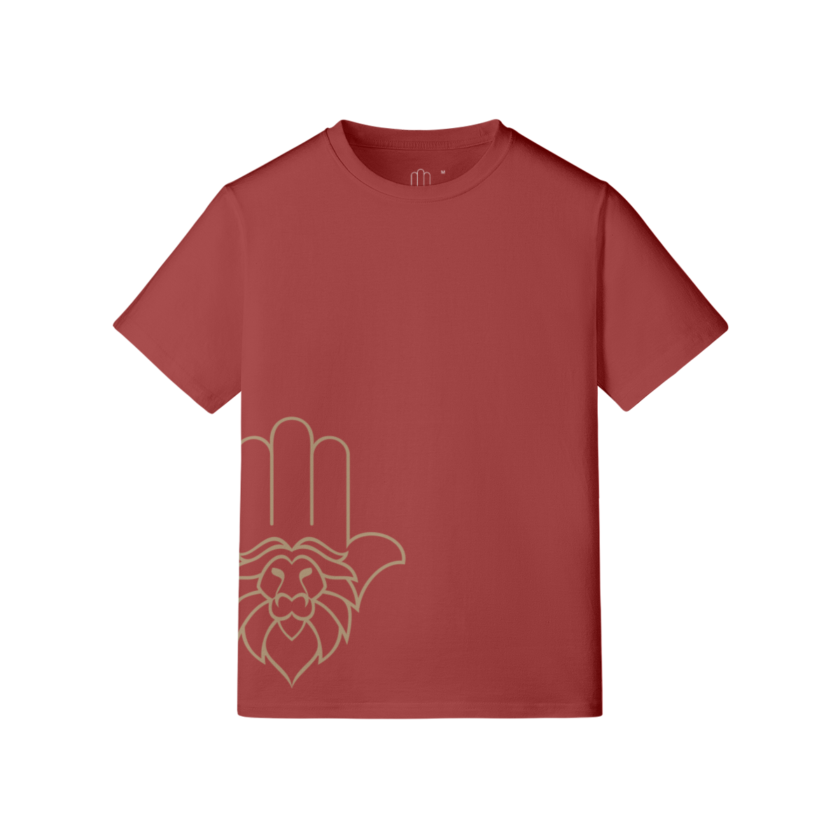 Aryeh T-Shirt - Side Hamsa Solid Gold