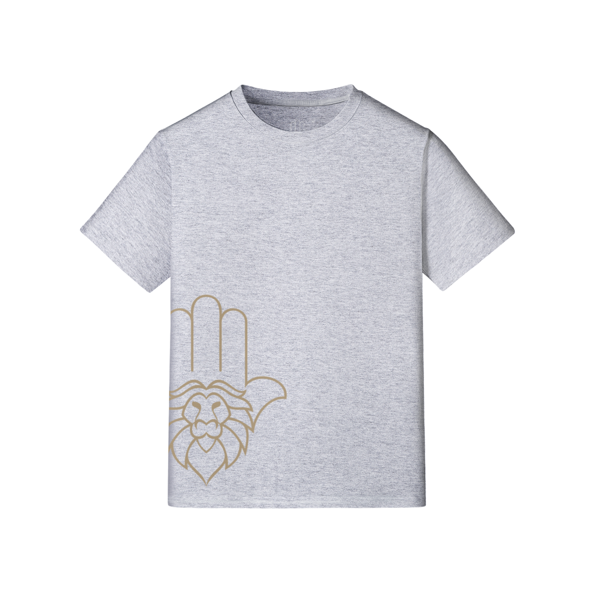 Aryeh T-Shirt - Side Hamsa Solid Gold