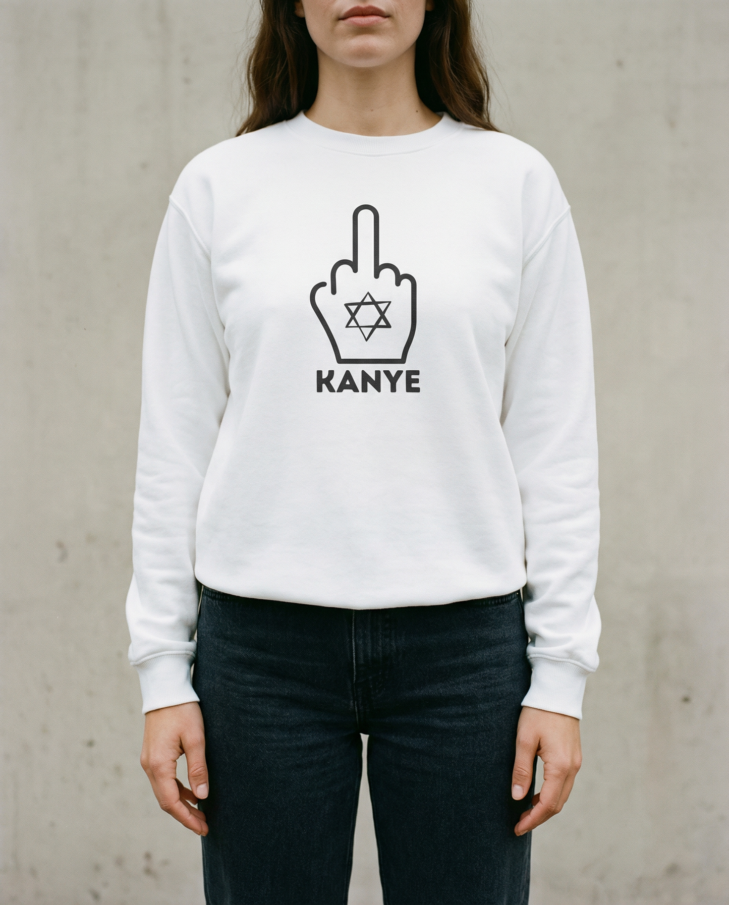 Wear It Proud Statement Sweatshirt (Black Print)