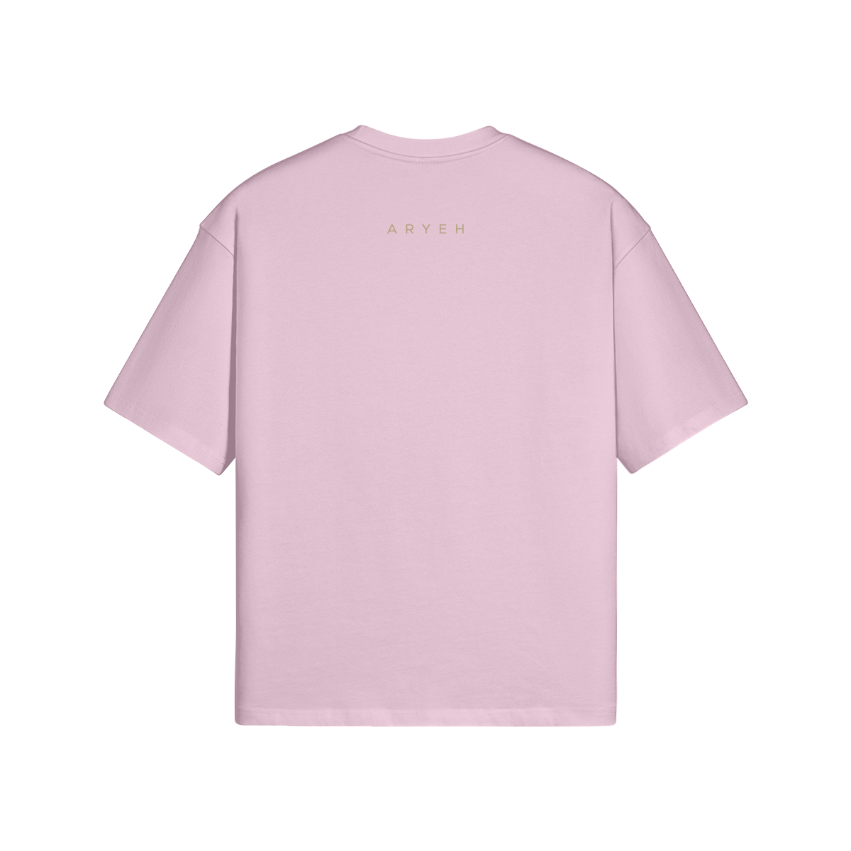 Aryeh Boxy T-Shirt - Side   Lion Solid Gold