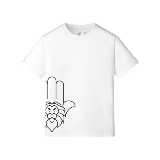 Aryeh T-Shirt - Side Hamsa Black