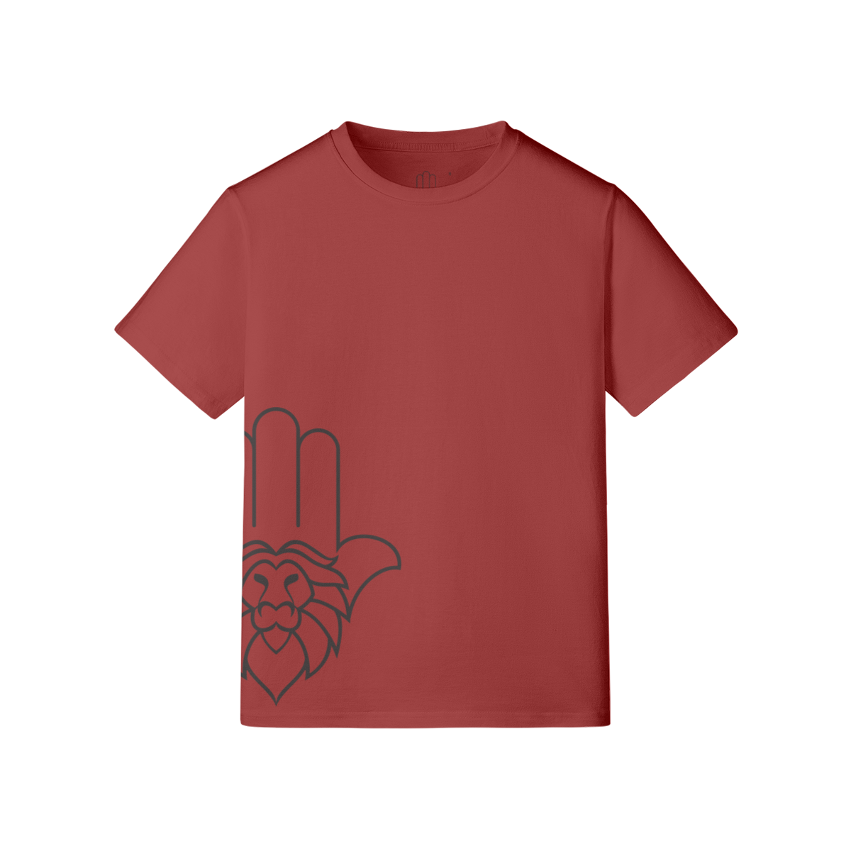 Aryeh T-Shirt - Side Hamsa Black