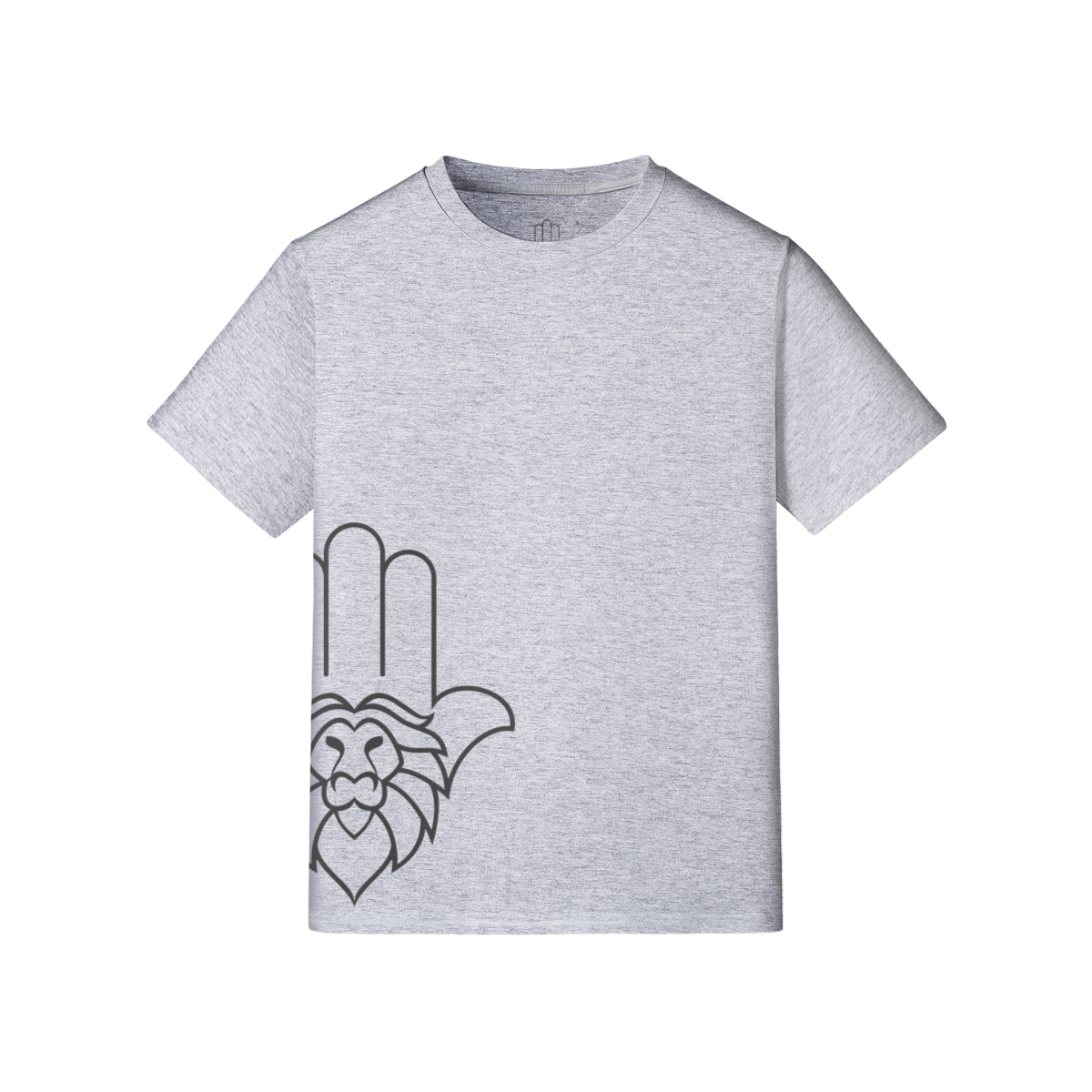 Aryeh T-Shirt - Side Hamsa Black