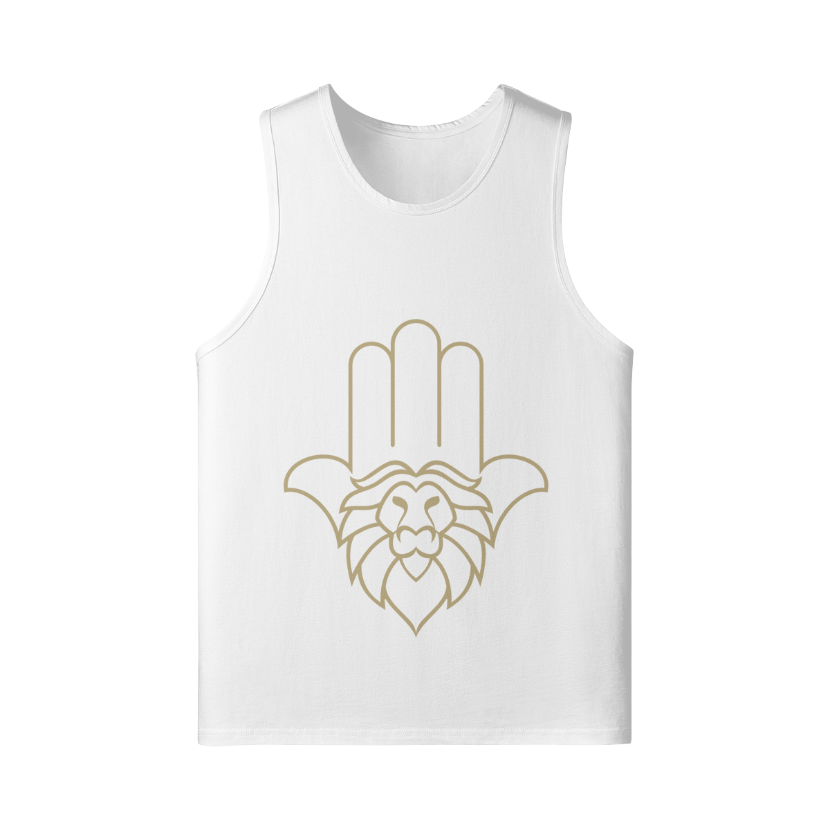 Aryeh Loose Tank - Hamsa Solid Gold