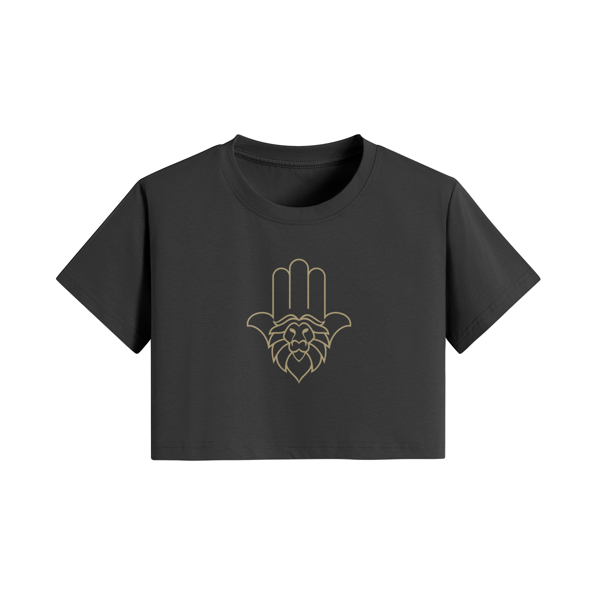 Aryeh Crop Top - Hamsa  Solid Gold