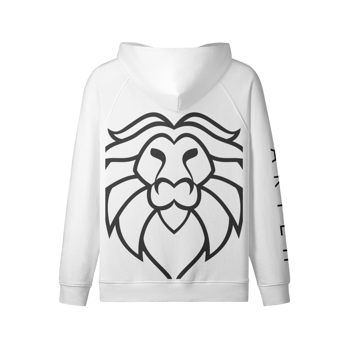 Aryeh Zip-Up - Lion Head Black