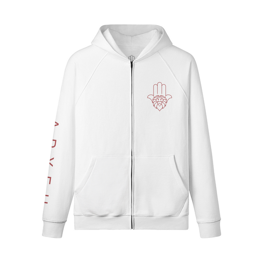 Aryeh Zip-Up - Lion Head Red